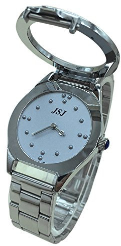 VISIONU Reloj De Pulsera Braille para Invidentes o Personas Mayores Gris Dial (para Hombre)