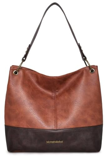 Montana West Purses for Women Hobo Bags Tote Handbags Shoulder Satchel Bag for Gift Travel Casual Work MWC-047BR