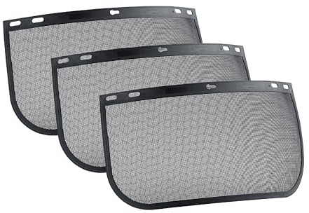 Blue Eagle Faceshield Replacement Visors (FC49M) | Steel Wire Mesh | 3 PCS