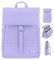 Johnny Urban Zaino Donna e Uomo Lilla - MIKA - Zainetto con Vano per PC Portatile 16 Pollici - Backpack per Lavoro, Viaggio, Università - Impermeabile
