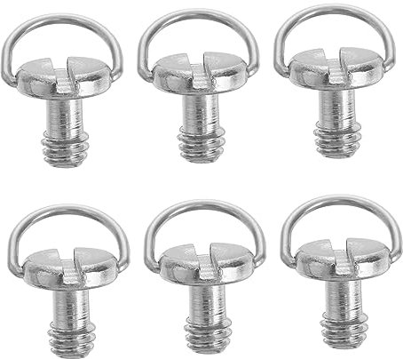 Artibetter Lot de 6 Adaptateurs Universels pour Trépied 1/4 pour Appareil Photo Plaque à Dégagement Rapide