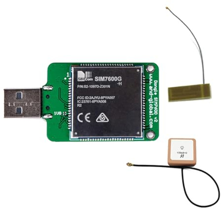 Buhdjfnke SIMCOM SIM7600G H USB Dongle + Antenna HSPA+ gsm GPRS Edge UMTS LTE 4G Modulo Cat4 per la Serie SIM7600 SIM7500 SIM7600X-H
