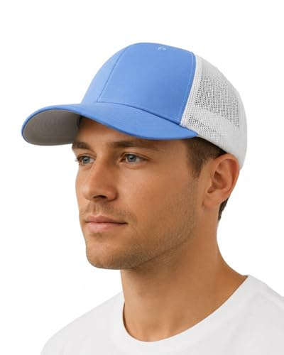 Zylioo S/M/L/XL/XXL sommar truckerkepsar, basebollkepsar för stora/små huvuden, solskydd stängd rygg löpning keps