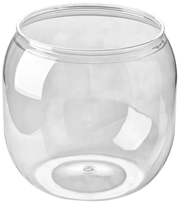 Bocal Poisson Transparent Incassable Rond