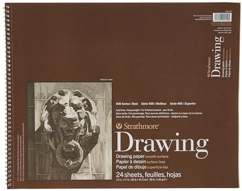 Strathmore (400-107 400 Series Drawing, Smooth Surface, 14x17, 24 Sheets