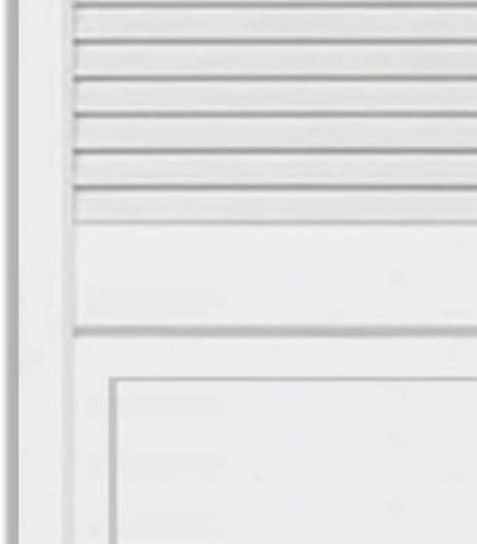 ben+camilla.com Landhausstil Profiltür Weiß Holz | 201,3 x 39,4 cm | Lamellentür mit Kassette - Shutter Chateau Schranktür PREMIUM QUALITÄT