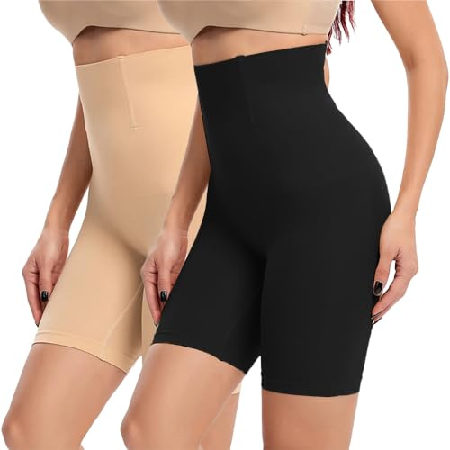 Hornice Shapewear for Women Tummy Control Shorts High Waisted Body Shaper Boyshorts Cycling Pants Postpartum Shaping Knickers Seamless Butt Lifter Girdle Underwear Safety Panties Under Dresses