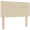 vidaXL Kopfteil Linien-Design Creme 80 cm Stoff