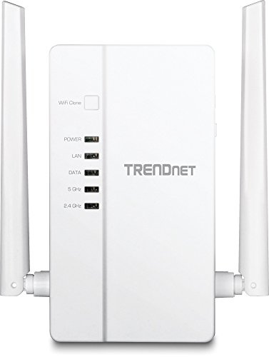 TRENDnet Wi-Fi Everywhere Powerline 1200 AV2 AC1200 Wireless Access Point, Expand Your Wireless Coverage, Built-in Concurrent Dual-Band, 3 x Gigabit Ports, MIMO, Beamforming, White, TPL-430AP