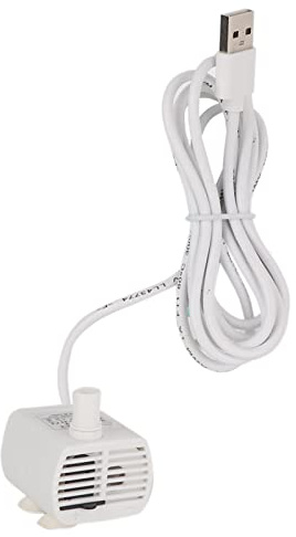 LIANGLIDE Bomba de filtro de fuente de agua de flores Pixi Bomba de repuesto 7 × 7 × 5 bomba USB bomba de agua sumergible para peces acuario dispensador de agua para mascotas