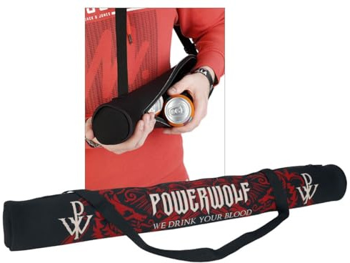 Powerwolf Kühltasche - Bierschlange - Logo Unisex Umhängetasche schwarz