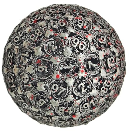 av mångfacetterade rollspelslekar - 5 x 5 x 5 cm, solid metallbyggnad, design med blank yta tung känsla | Diceda Collector set för rollspel äventyr spel d