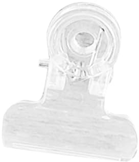 Ycauty Pinces à Trombones à Charnière Transparente, Pinces à Sacs Alimentaires étroitement Réutilisables pour Cuisines et Bureaux, 1 Paquet
