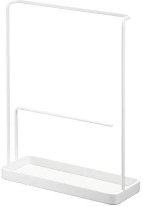 YAMAZAKI 6987 Tower Accessory & Sunglasses Rack, White, Steel, 20 x 7.5 x 25.5 cm