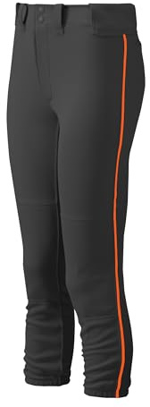 Mizuno Women's Women's Belted Piped Pant Mizuno Women's Belted Piped Pant S White-Red
