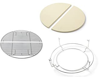 Yakiniku Y190033 - Kit profesional para barbacoa de cerámica Kamado L