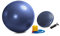 C4B Gymnastikball 65cm und Ballsitzkissen 33cm inkl. Pumpe im SET - Balance-Kissen, Sitzball, Trainingsball, Noppenkissen - Rückentraining für Fitness, Yoga, Gymnastik, Core, für einen starken Rücken