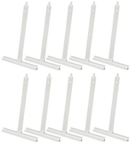 EPLZON 10 Pièces Maxi Ressorts de Suspension pour volet Roulant Fixation pour volet Roulant Ressorts de Suspension Pour Volet Roulant électrique et manuel(150x190mm,Blanc)