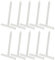 EPLZON 10 Pièces Maxi Ressorts de Suspension pour volet Roulant Fixation pour volet Roulant Ressorts de Suspension Pour Volet Roulant électrique et manuel(150x190mm,Blanc)