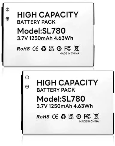 2 Stück 1250mAh Ersatzakku für Siemens Gigaset SL78H /SL78 / SL780 / SL785 / SL788 / SL400 / SL400A / SL400H / SL610H Pro / SL610 H Pro / X656 / V30145-K1310K-X444 V30145-K1310-X445 Akku