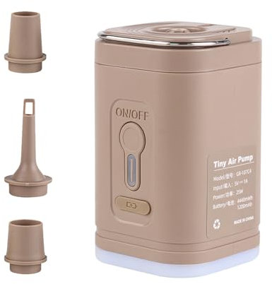 Elektrische Luftpumpen Mit Campingleuchten Tragbare Kleine Luftmatratzenpumpen Für Airs Matratze Pool Schwimmen Einfach Zu Bedienen