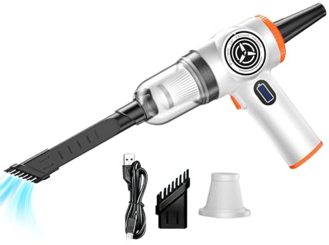 Générique Aspirateur de Voiture Portable sans Fil,Nettoyeur Rechargeable 15000 Pa pour Détails,Aspirateur Main Véhicule - pour Meubles De Maison Sedans SUVs RVs Minivans Pickups Bateaux Véhicules