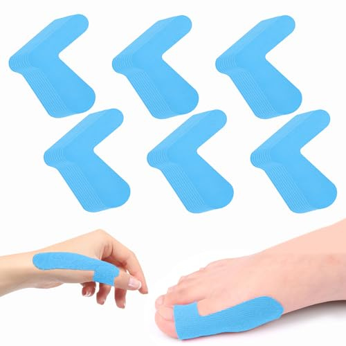 60 Piezas Kinesio+Tape, Kinesio+Tape Cinta Kinesiológica para Dedo Pie Suave Transpirable Mejora Estabilidad Articulaciones Previene los Esguinces Elástico Resistente Agua con Gran Soporte