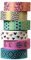 Gouert 6 Rolls Washi Tape Gold Dekoband Klebeband Buntes Gold Klebebänder