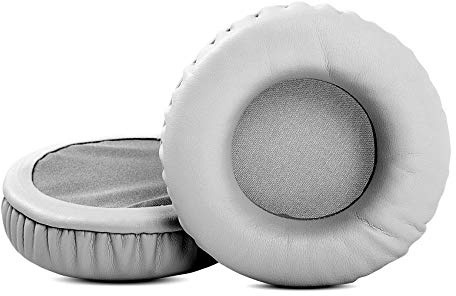 YunYiYi 6,5 cm grå ersättningsöronkuddar skum öronkuddar kuddöverdrag kuddar koppar reparationsdelar kompatibla med Urbanears Plattan Over-Ear hörlurar headset