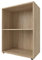 möbelando Regal Bücherregal Standregal Holzregal Beistellregal Ablageregal Büro Trio 2 Sonoma/Eiche
