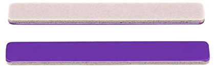 Soft Touch Baby Sand Turtle Nail File Block, Purple 220 Grit Super Fine, 5 ¼ Inch - 5 Piece