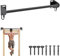 SELEWARE Wall Mounted Pull Up Bar for Doorway, Heavy Duty Strength Training Pull-up Bars, Over Door Chin Up Bar for Home Gym Workout, 2 Holes for Resistance Bands Stretch Strap Flexibility Training