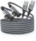 Nylon Winkel Ladekabel für Garmin Watch 1.2M 2Pack,USB Charger Cable für Fenix 8 E 7 7S 7X 6 6S 5 5S 5X Solar,Venu 3 2S,Epix 2,Forerunner 965 955 265 255 245 165 55 GPS Music,Instinct,Approach S70 S60