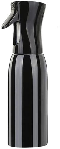 GZTFPQ Continuous Spray Bottle (10.1oz/300ml) Empty Ultra Fine Plastic Water Mist Sprayer for Hairstyling, Cleaning, Salons, Plants, Essential Oil Scents More (Black)