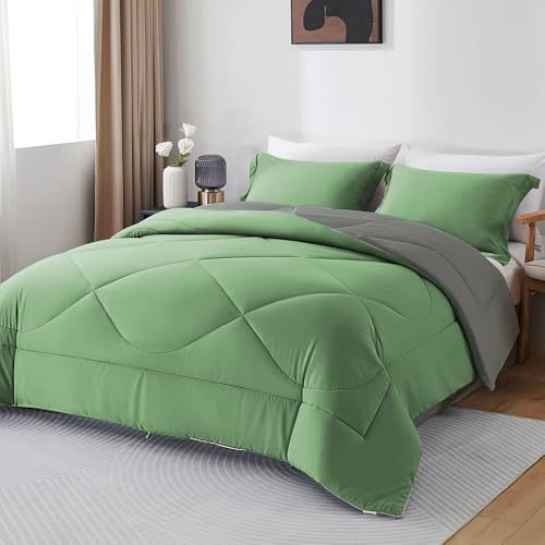 beeweed Edredón Relleno Nórdico 240x260 cm para Cama 180, Reversible Edredón de Fibra Oeko-Tex. 300 gr/m² en 100% Suave Microfibra, con 2 Fundas Almohada