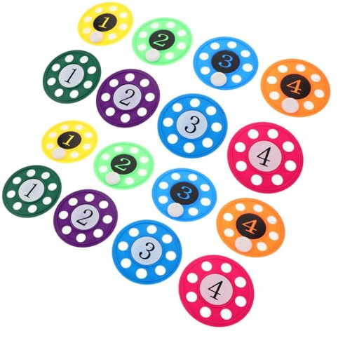 KONTONTY 16pcs Pool Diving Flying Discs for Underwater Training and Swimming Practice Summer Pool Games for Coordination and Boost Confidence