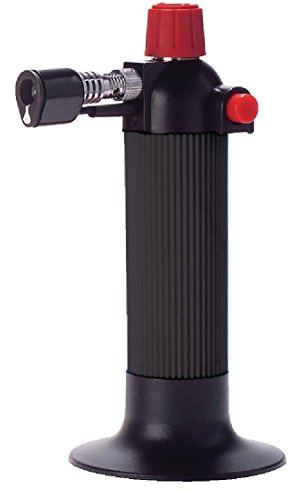 Vogue Mini Chefs Blow Kitchen Torch - Adjustable Flame for Cooking, BBQ, Baking, Crème Brulee L793