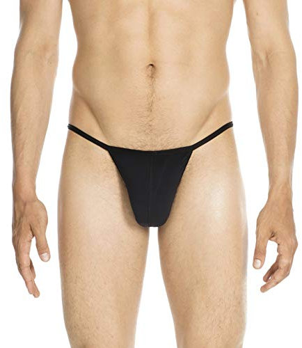 HOM - Herren - Basic G-String 'Plumes' - Black - Grösse L