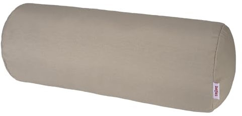 beties „Wunschton“ Nackenrollenbezug ca. 15x40 cm Nackenrolle in großer Sortiments- und Größenauswahl – EIN idealer Uni Begleiter (Taupe)