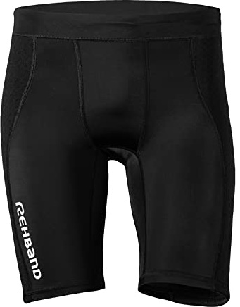 Rehband Thermal Zone Shorts Men, Thermal Compression Shorts for Warmth, Stability & Recovery, Supportive Training for Running & Gym, Size:X-Large
