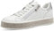 MARCO TOZZI Damen Sneaker flach mit Reißverschluss Freizeit, Weiß (White comb), 36 EU