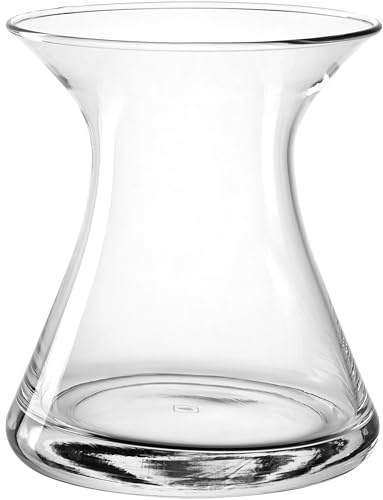 LEONARDO HOME GIA Vase • 1 Stück • Zeitlose Glasvase • transparente Blumenvase für gebundene Sträuße • ⌀7,3 cm • Klassisches Design für Jede Gegebenheit • Höhe 16 cm • klar • 025370