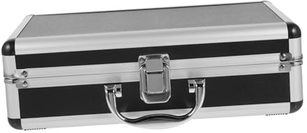 QUMIIRITY Estuche para Micrófono Portátil Carcasa Rígida de Abs y Espuma Acolchada, Protección contra Golpes para Micrófonos Inalámbricos y Lavaliers en Viajes