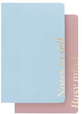 Kokonote - Pack de 2 Carnets A5 Carnet Pointillé, Bullet, Notebook
