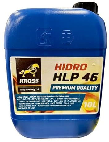 Kross Hidro HLP 46, Olio Idraulico Premium, 10 Litri