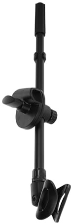 TINEASUR Brazo Articulado de Metal para Soporte de Micrófono Ajustable con Clip Doble y Diseño Práctico para Soporte de Escritorio