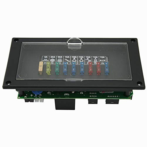 pro-Styling Nordelettronica 12 Volt Wohnmobil Reisemobil Caravan Boot Elektroverteiler Sicherungskasten NE185 Schwarz Kunststoff CE