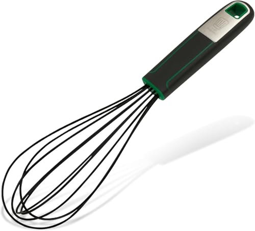 Chefkoch trifft Fackelmann Schneebesen mit ergonomischem Soft-Touch-Griff - Rostfreie Edelstahl-Rührdrähte, hitzebeständig bis 220°C - Ideal zum Aufschlagen von Sahne & mehr