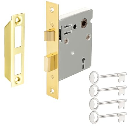 Mortise Lock Latch Replacement Parts, Polished Gold Finish