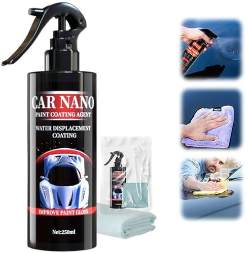 250ml High Protection Fast Coated Car Nano Spray,Nano Car Spray,3 in 1 High Protection Spray,2024 New Nano Car Scratch Removal Spray.